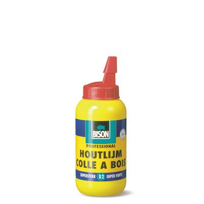 Houtlijm bison D2, Flacon 250 gram