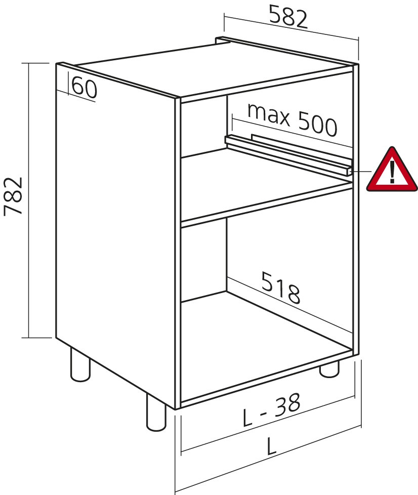 Keukenkasten 30 cm Breed, WIT Duovorm