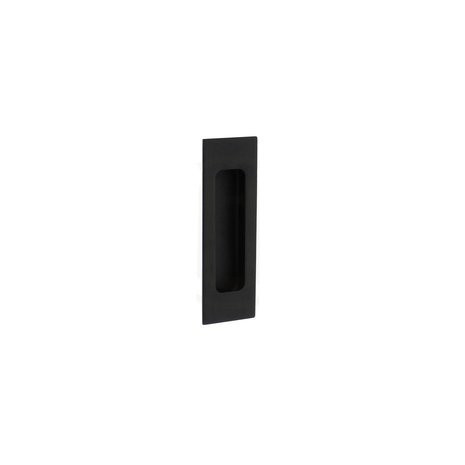 RVS komgreep zwart rechthoekig - 150 x 50 mm - 2 stuks