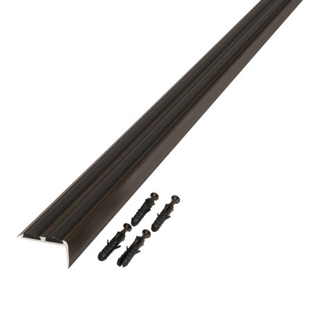 Trapneusprofiel brons 900x36x20 mm - 14 stuks