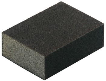 Schuurspons P120, afmetingen: 100 x 67 x 27 mm