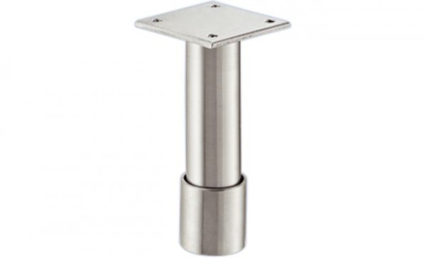 Meubelpoot Glanzend RVS , 100 mm
