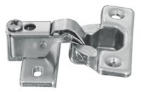 Caravan scharnier 95° - korte arm - voor dunne deuren vanaf 14 mm - met zelfsluitmechanisme - 2 stuk