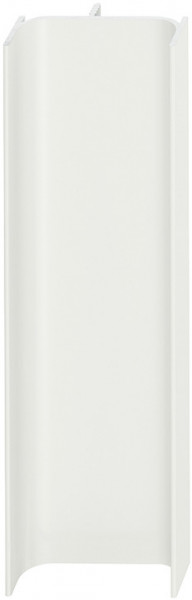 Verticale greeplijst C-profiel aluminium, wit