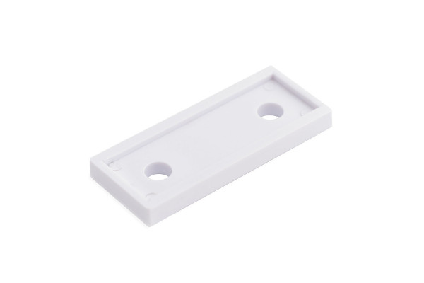 Onderlegplaat 4mm, wit, voor raamuitzetter wegdraaibaar