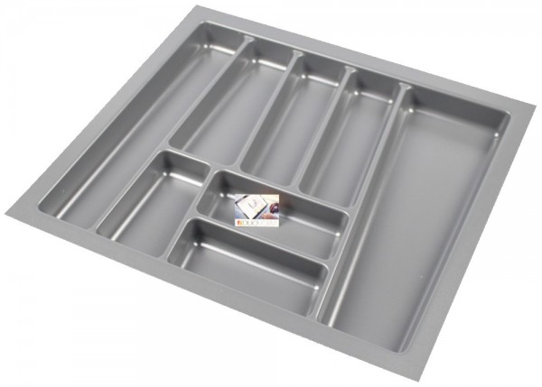 Kunststof Bestekbak Style Serie Antraciet 500-540 mm