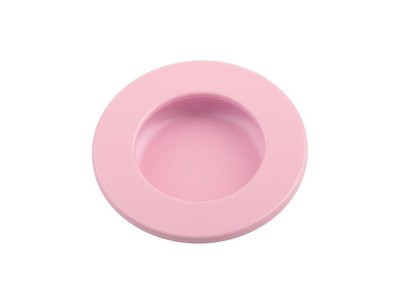 Komgreep rond 58 mm kunststof, Roze