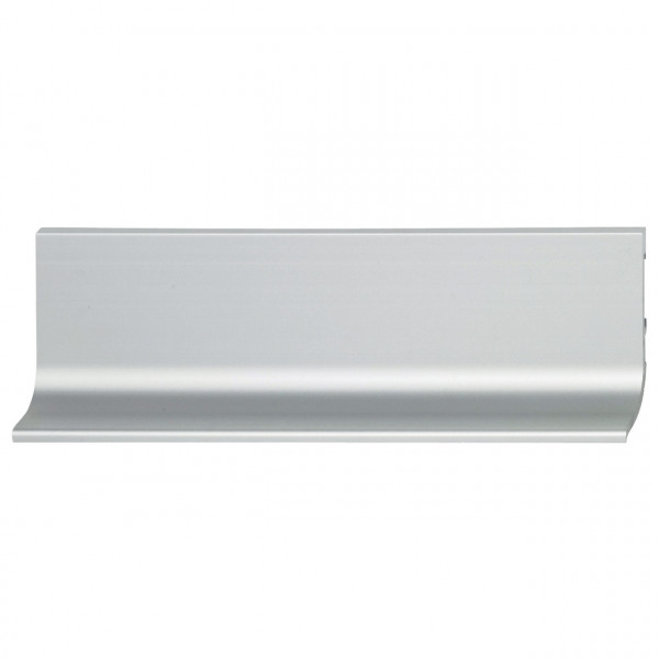 Greeplijst L-profiel aluminium, zilverkleurig