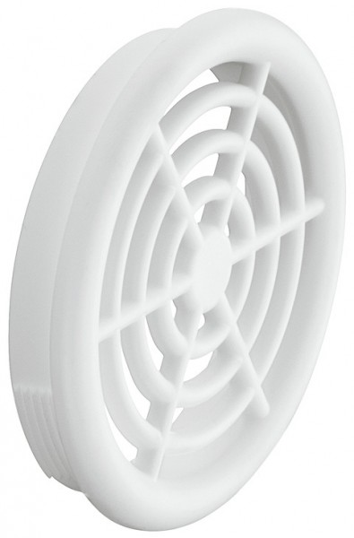 Ventilatierooster Wit 48 mm