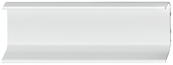 Greeplijst C-profiel aluminium, wit
