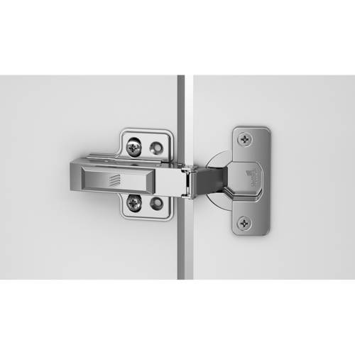 Hettich scharnier Veosys edelstaal softclose 105°, half voorliggend