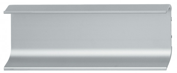 Greeplijst C-profiel aluminium, zilverkleruig