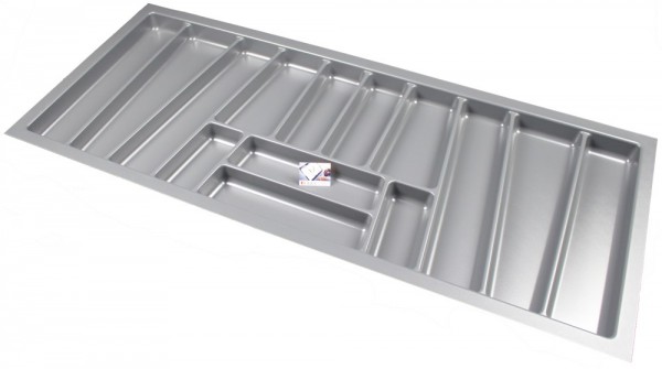 Kunststof Bestekbak Style Serie Grijs 1100-1140 mm