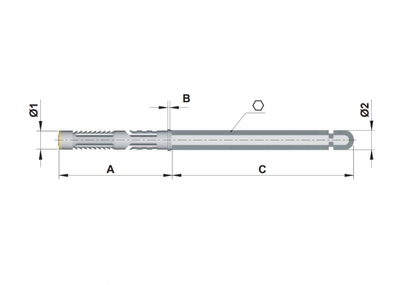 Technische tekening plankdrager met plug italiana ferramenta