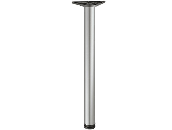Tafelpoot 710x50 mm, wit aluminium