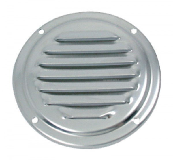 Ventilatierooster rond RVS, 100 mm