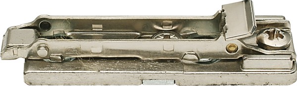 Salice montageplaat 6 mm, met spaanplaatshcroeven
