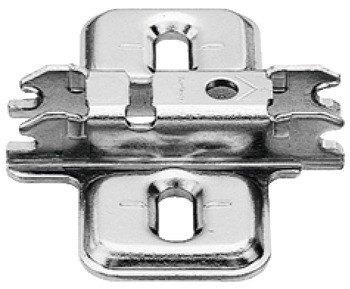 Blum montageplaat, 0 mm dikte, voor spaanplaatschroeven