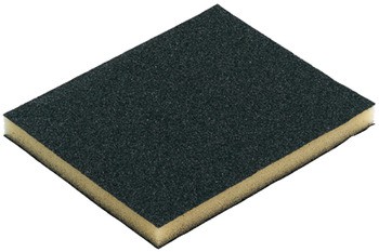 Schuurpad P120, afmetingen: 123 x 98 x 12,5 mm