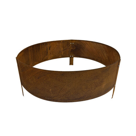 Cortenstaal gietrand - 60 cm