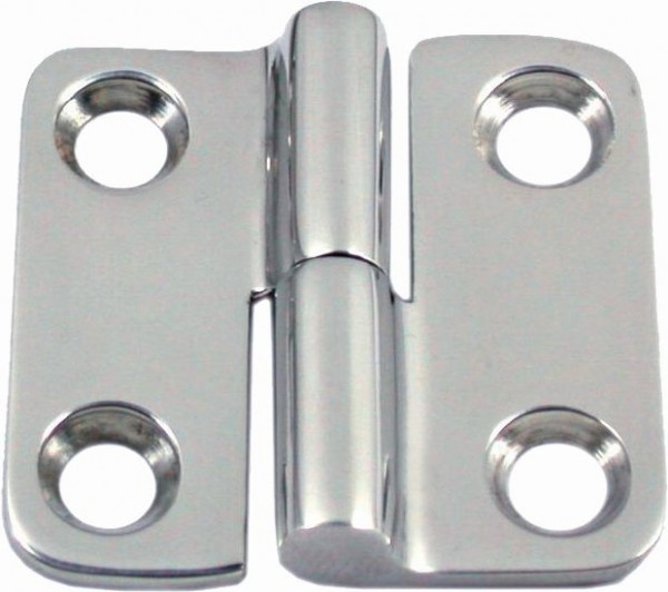 Tweedelige deurscharnier (rechts), 37 x 37 mm