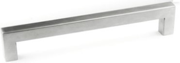 Meubelgreep van RVS 192 mm (12x12 mm) - 2 stuks