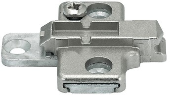 Blum montageplaat, 0 mm dikte, voor euroschroeven