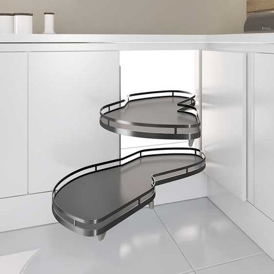 Kessebohmer Lemans style hoekkast systeem