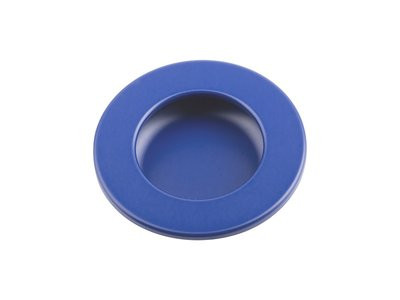 Komgreep rond 58 mm kunststof, Blauw