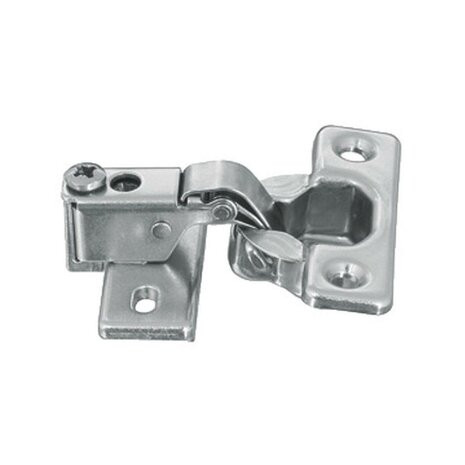 Caravan scharnier 95° - korte arm - voor dunne deuren vanaf 14 mm - zonder zelfsluitmechanisme - 2 s
