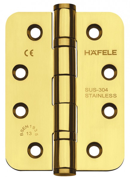 Deurscharnier RVS (201) messing 102x102x3 mm