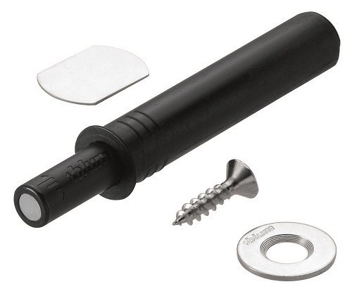 Druksnapper met magneet standaard zwart