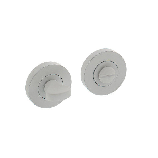 Intersteel Toiletgarnituur Aluminium Wit 8 mm verdekt met nokken Ø52x10 mm